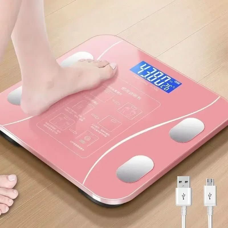 Smart Body Composition Scale with 11 Health Metrics, LED Display & App Sync for Fitness Tracking, Weight Management & Muscle Gain Monitoring | Thomler