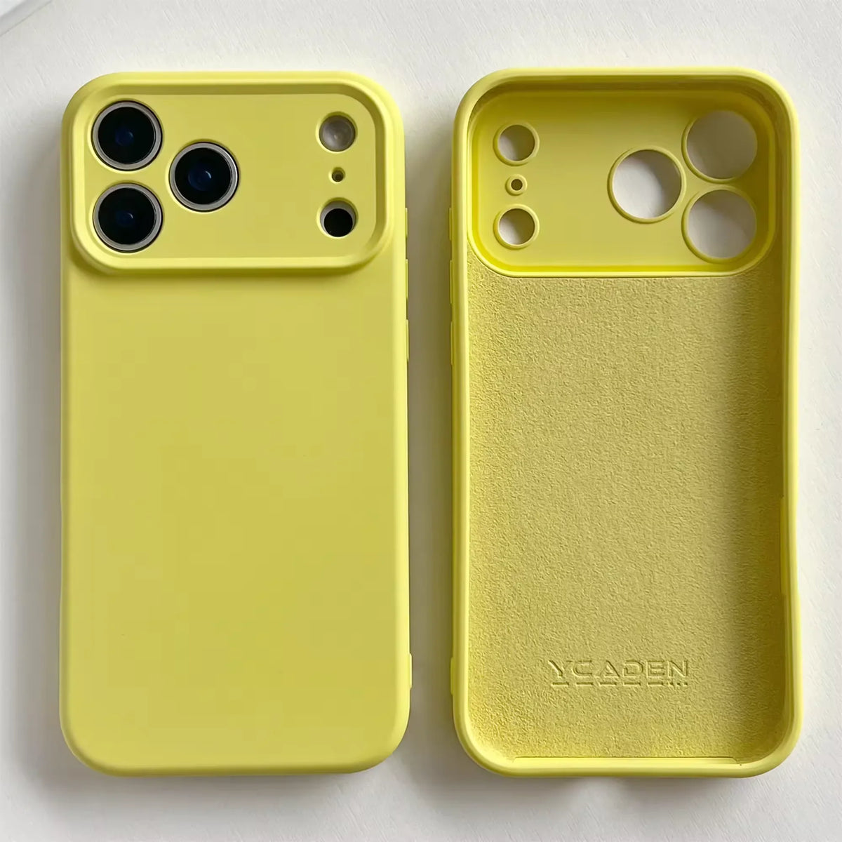 Silicone iPhone Case with Camera & Screen Protection for 14-17, Air, Pro, Max | Thomler