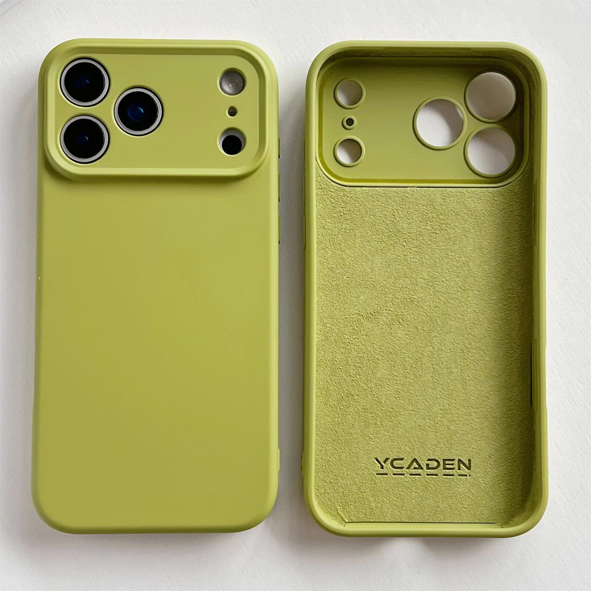 Silicone iPhone Case with Camera & Screen Protection for 14-17, Air, Pro, Max | Thomler