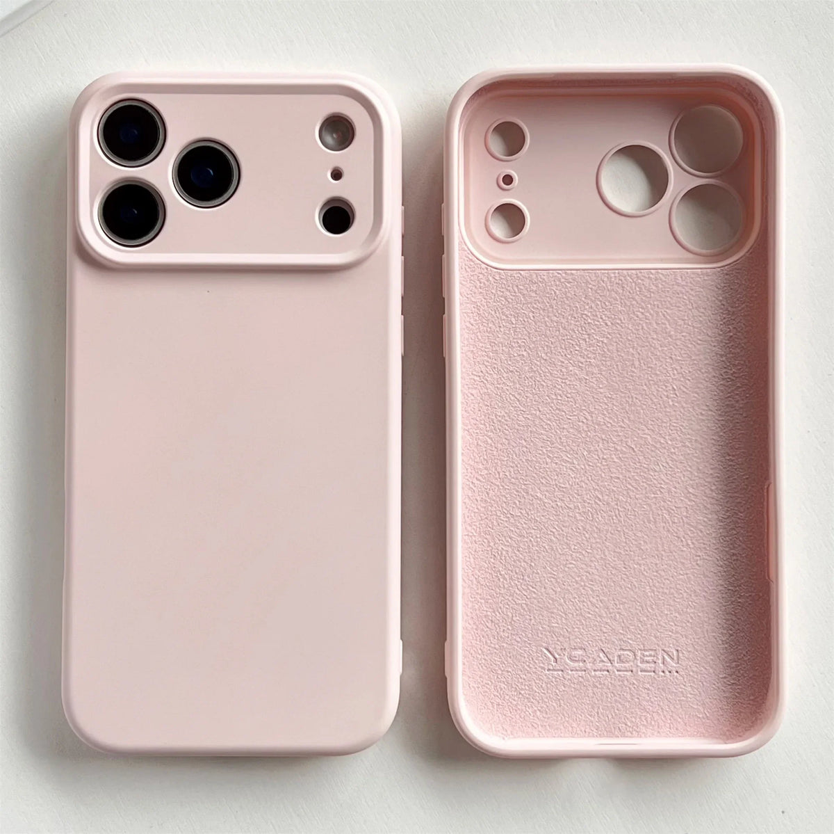 Silicone iPhone Case with Camera & Screen Protection for 14-17, Air, Pro, Max | Thomler