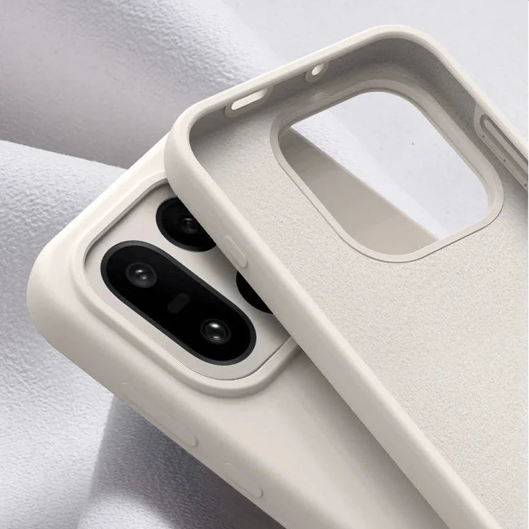 Soft-Touch Silicone Phone Case with Camera Protection for Android Models – Shock-Absorbing Cover with Raised Edges & Fingerprint-Resistant | Thomler