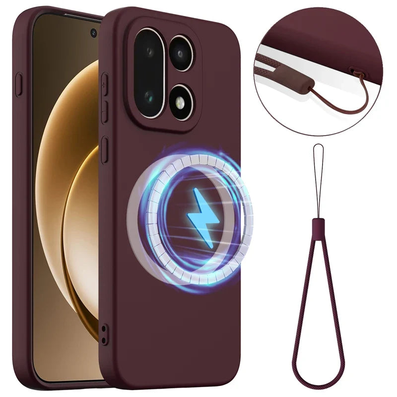 Soft-Touch Silicone Phone Case with Camera Protection for Android Models – Shock-Absorbing Cover with Raised Edges & Fingerprint-Resistant | Thomler