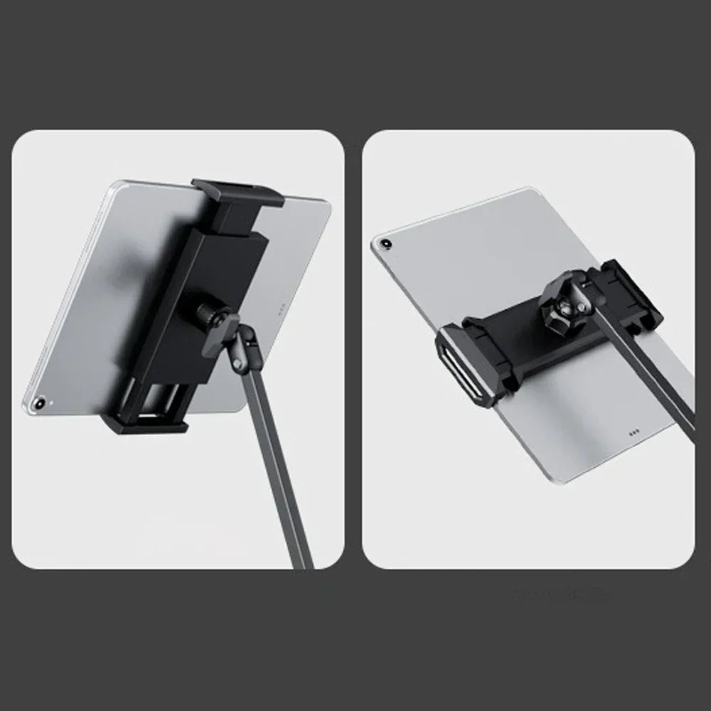 Adjustable Tablet Arm Stand with Full Rotation Mount for iPad & Tablets – Aluminum Desktop & Bedside Holder | Thomler