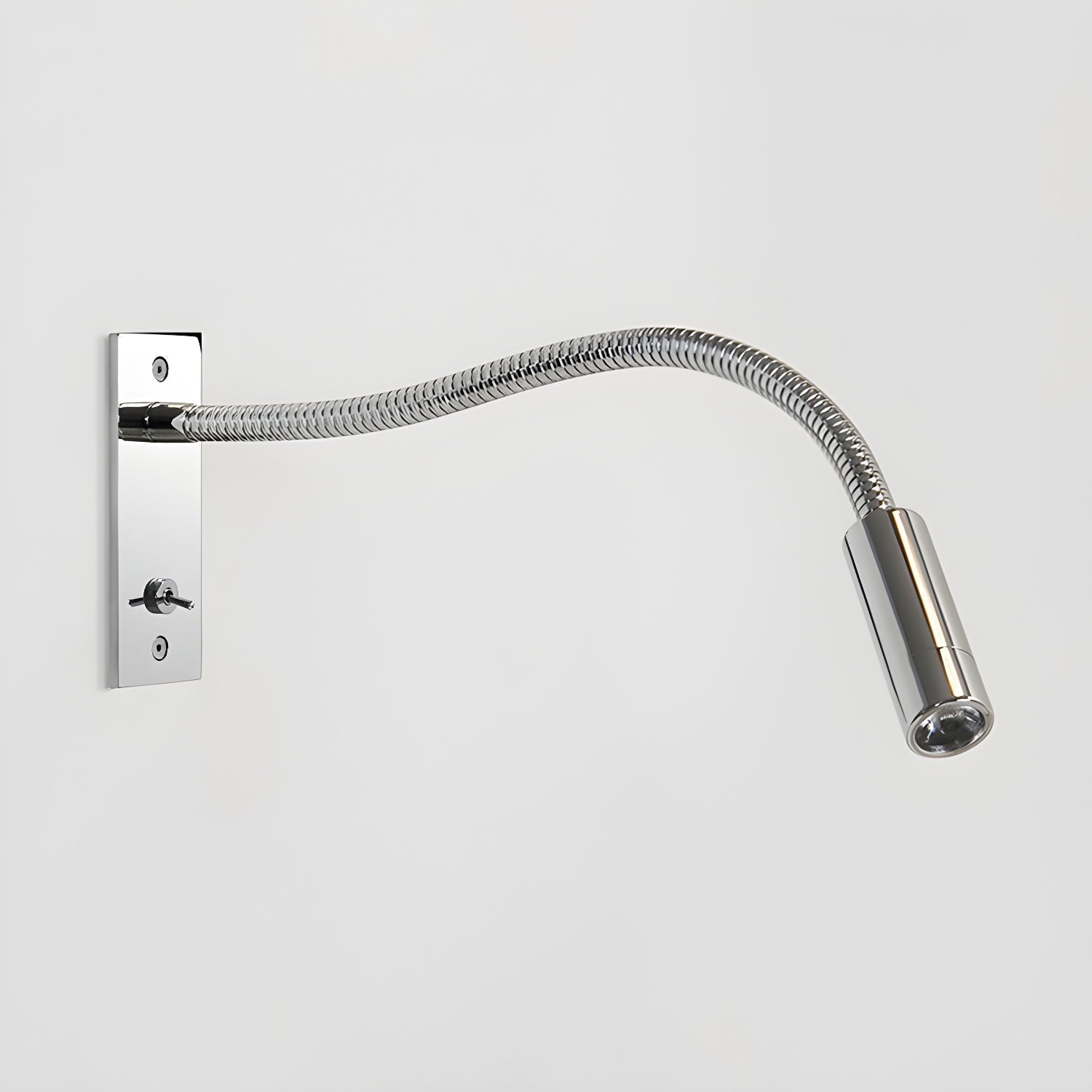 Wall Lamp Metal Flexible Gooseneck Integrated LED Black Bedroom Reading Task Light Modern Bedside Lighting | Thomler