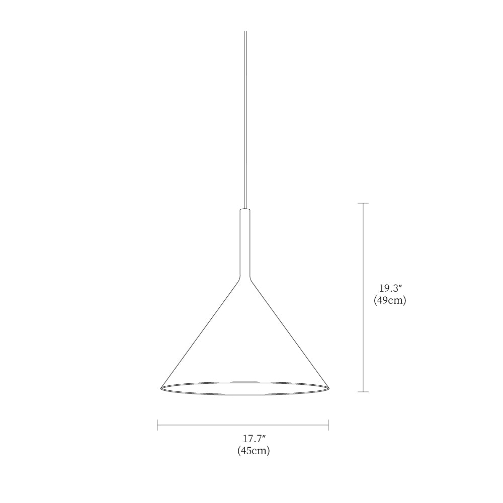 Iron Ceiling Fixture Hammered Texture Adjustable Height 18×19 in Overhead Dining Kitchen Island Entryway Aged Bronze Cone Shade | Thomler