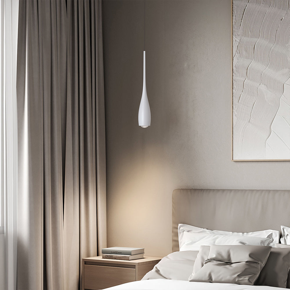 Pendant Light Aluminum 12W 11.8 in Adjustable Modern Dining Room Bedroom Kitchen Ceiling Lamp | Thomler