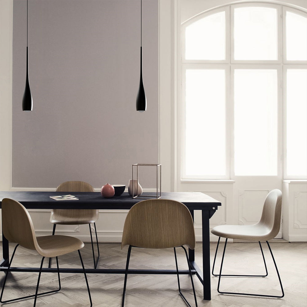 Pendant Light Aluminum 12W 11.8 in Adjustable Modern Dining Room Bedroom Kitchen Ceiling Lamp | Thomler