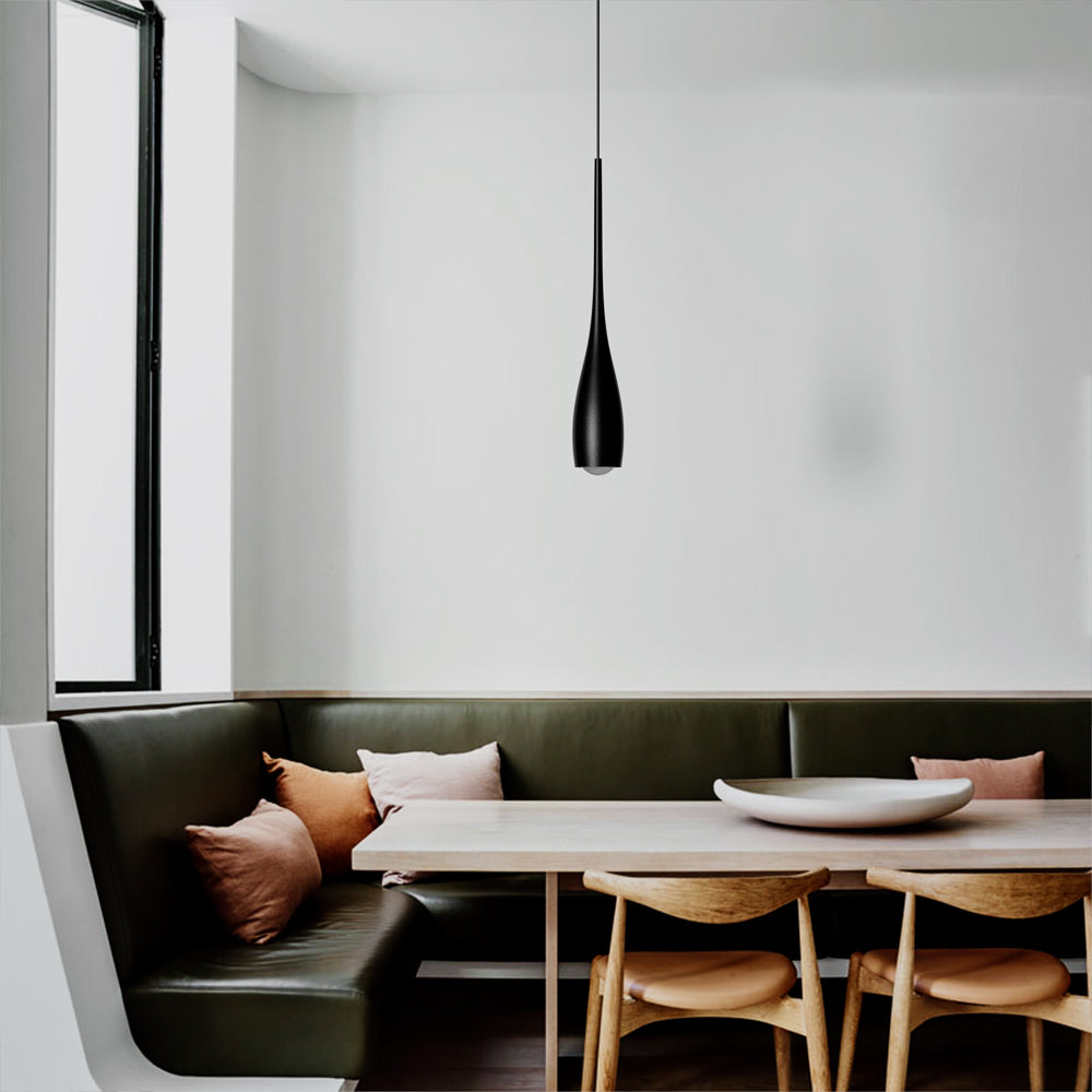 Pendant Light Aluminum 12W 11.8 in Adjustable Modern Dining Room Bedroom Kitchen Ceiling Lamp | Thomler
