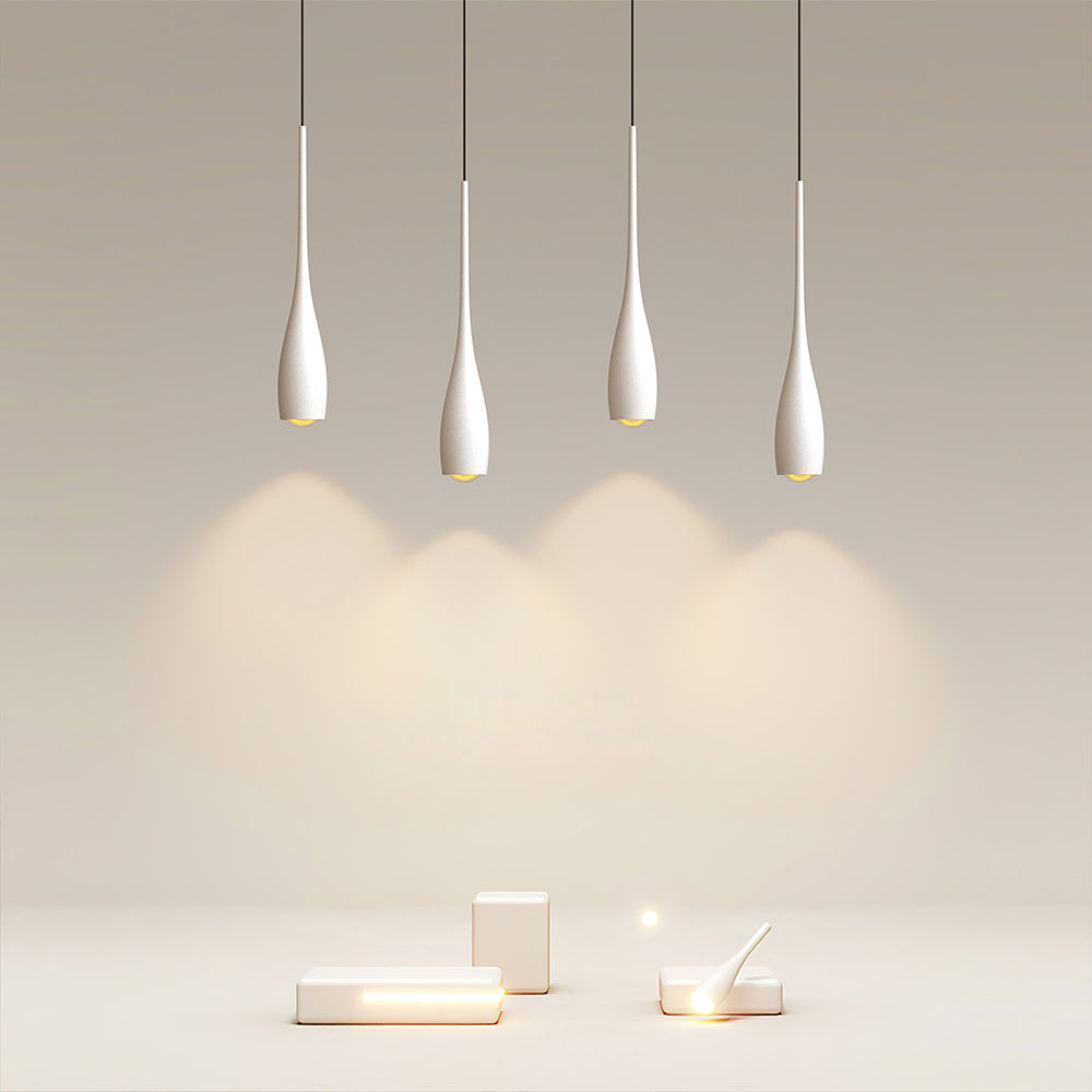 Pendant Light Aluminum 12W 11.8 in Adjustable Modern Dining Room Bedroom Kitchen Ceiling Lamp | Thomler