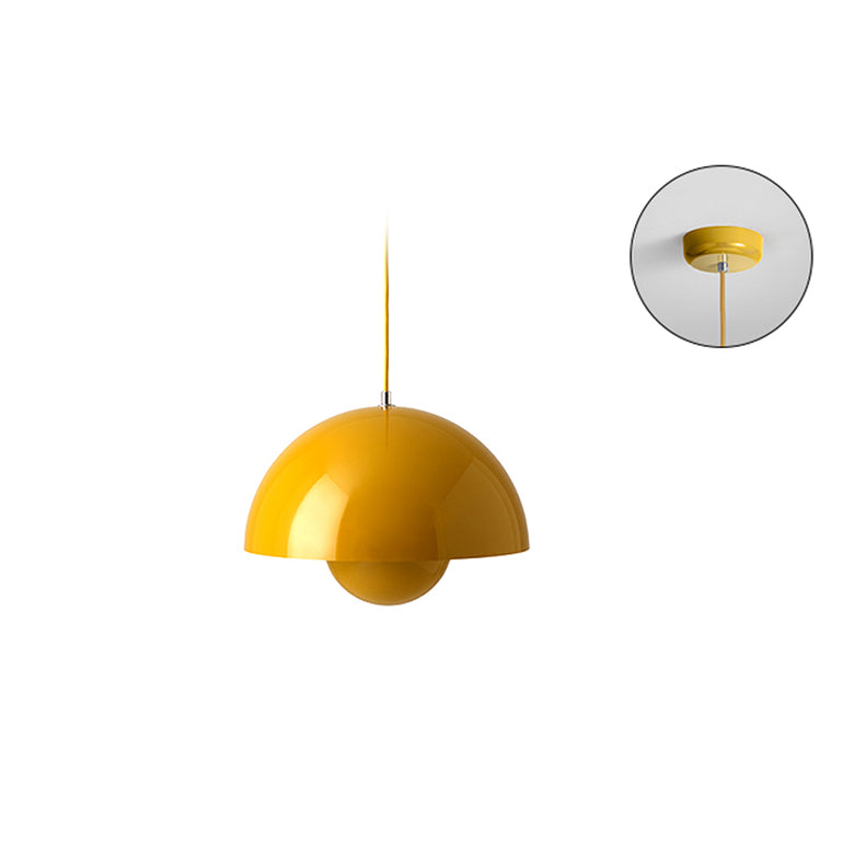 Pendant Light Aluminum 9.1 in Ceiling Lamp Matte Finish Dining Room Kitchen Hanging Light | Thomler