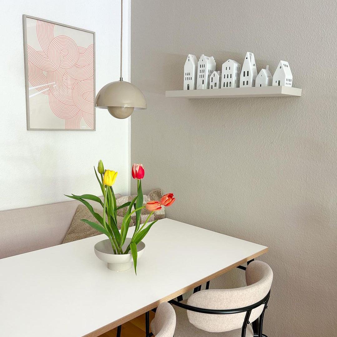 Pendant Light Aluminum 9.1 in Ceiling Lamp Matte Finish Dining Room Kitchen Hanging Light | Thomler