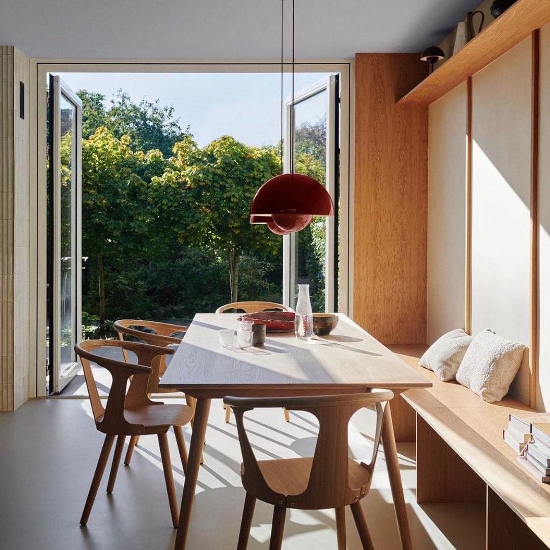 Pendant Light Aluminum 9.1 in Ceiling Lamp Matte Finish Dining Room Kitchen Hanging Light | Thomler