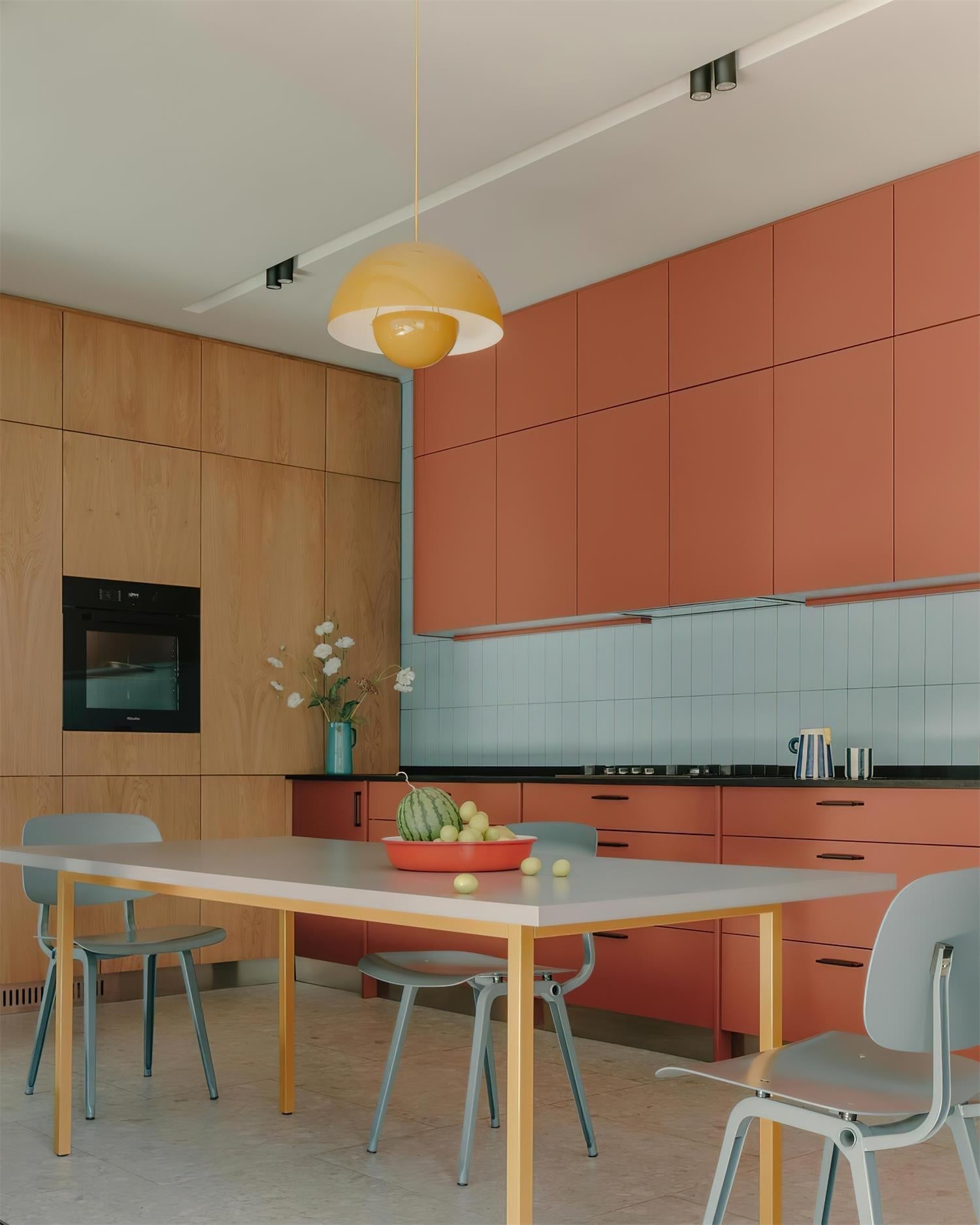 Pendant Light Aluminum 9.1 in 6.3 in Beige Gray Contemporary Dining Room Kitchen Island Hanging Ceiling Lamp Geometric Modern Lighting | Thomler