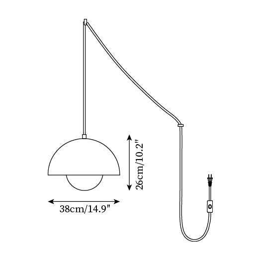 Pendant Light Aluminum 9.1 in 6.3 in Beige Gray Contemporary Dining Room Kitchen Island Hanging Ceiling Lamp Geometric Modern Lighting | Thomler
