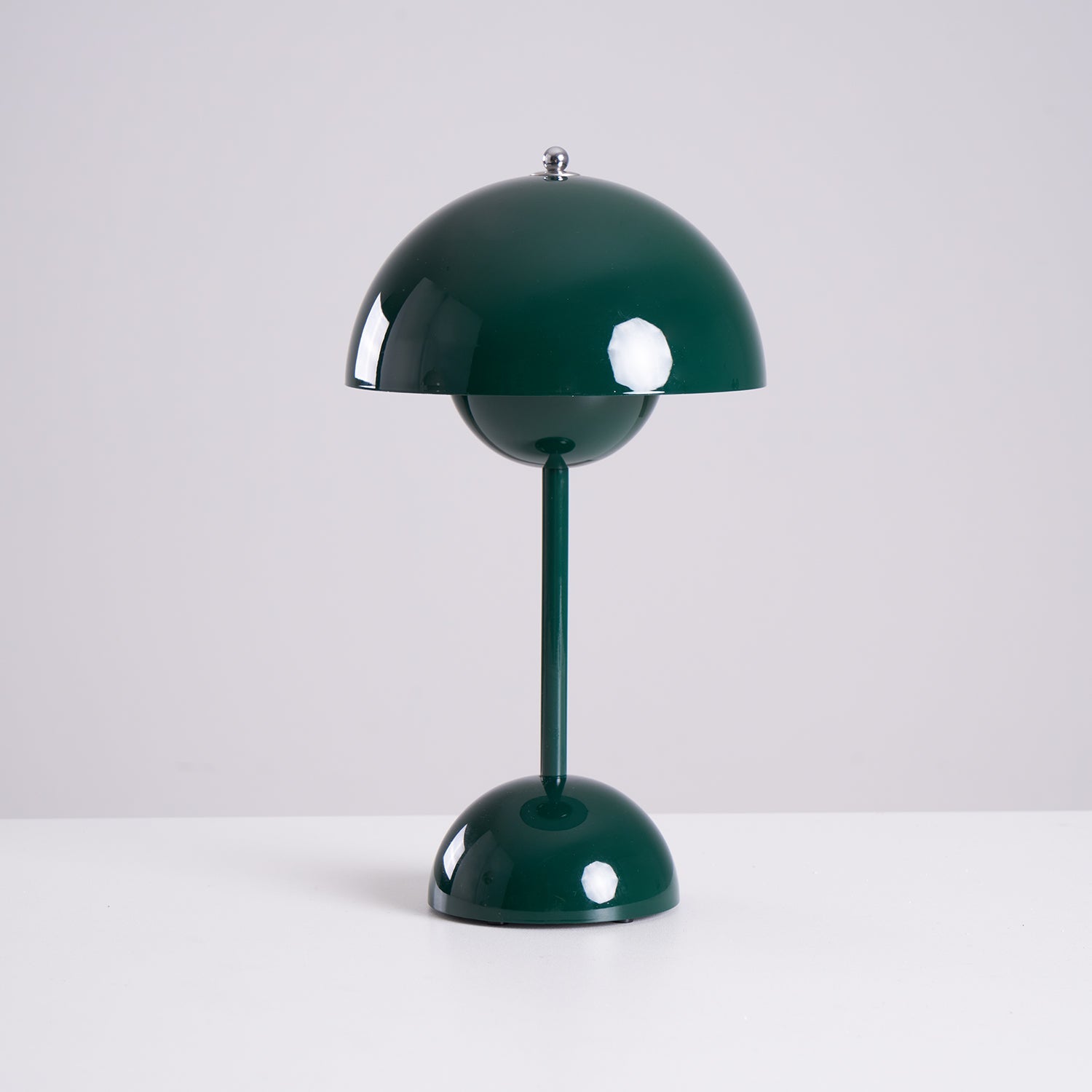 Desk Lamp Metal 6.3 in Rechargeable Tri-Color Small Table Light | Thomler