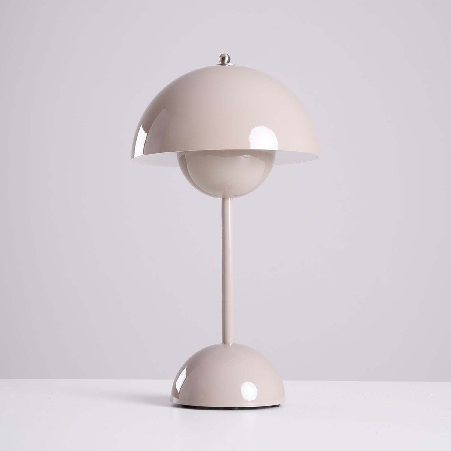 Desk Lamp Metal 6.3 in Rechargeable Tri-Color Small Table Light | Thomler