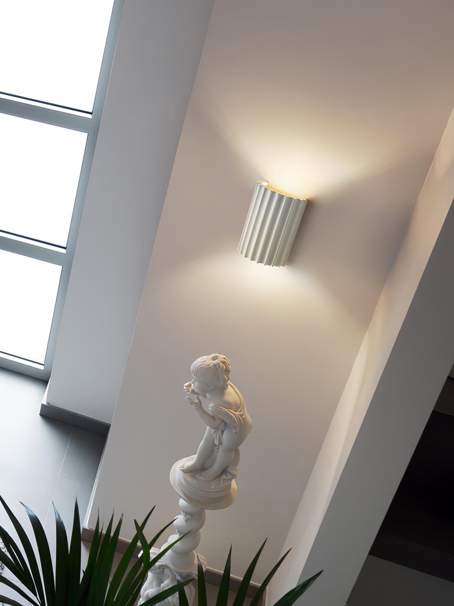 Wall Light Resin 6.5 in Up Down Modern Indoor Living Room Bedroom Hallway LED Fixture | Thomler