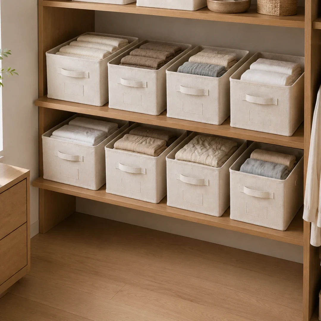 Collapsible Fabric Drawer Divider for Clothes Storage – Roll & Store System for Dresser Organization | Thomler