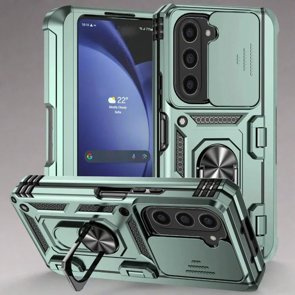 Reinforced Armor Case for Galaxy Z Fold 6 & Z Fold 5 – Drop-Resistant Phone Shell with Precise Hinge Coverage & Full-Access Design for | Thomler
