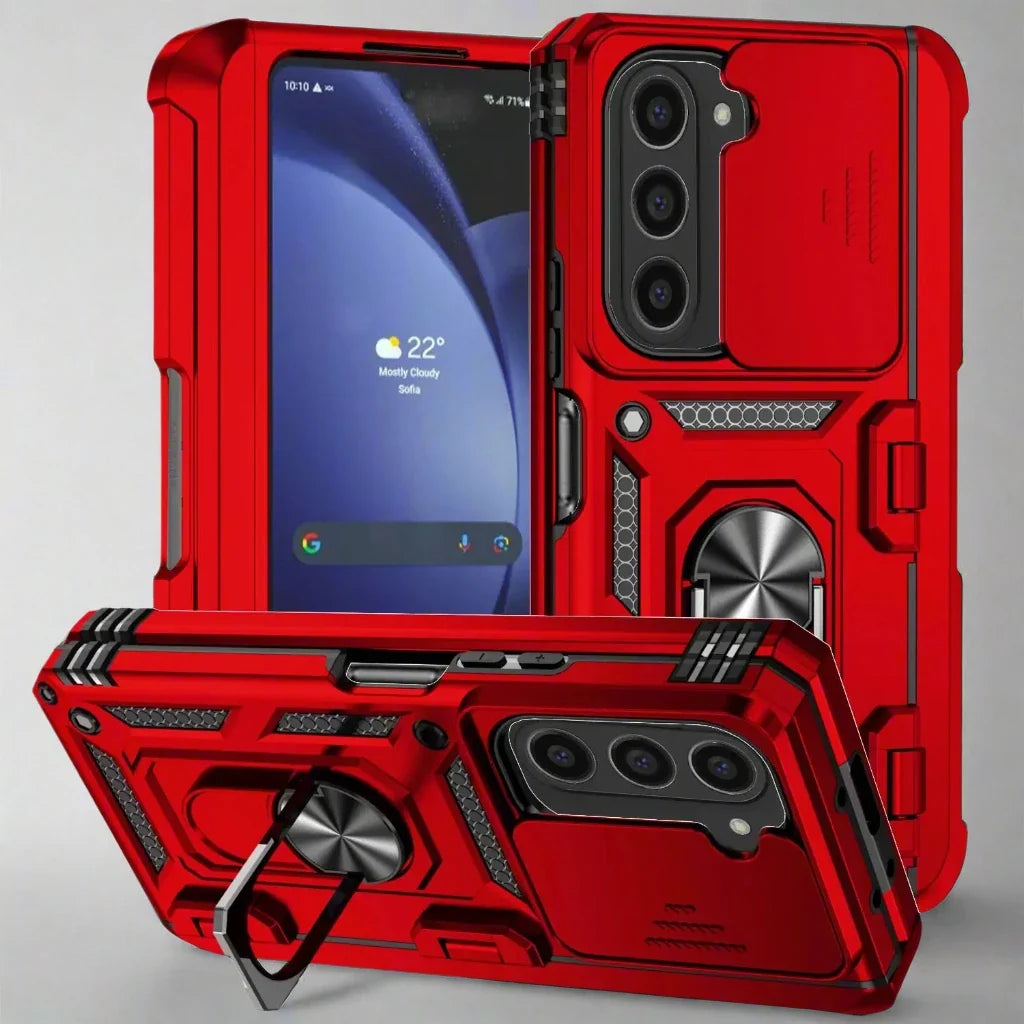Reinforced Armor Case for Galaxy Z Fold 6 & Z Fold 5 – Drop-Resistant Phone Shell with Precise Hinge Coverage & Full-Access Design for | Thomler