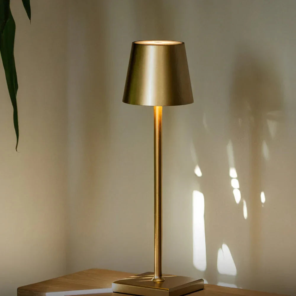 Rechargeable LED Table Lamp with Touch Control – Cordless Portable Light for Indoor & Outdoor Use – IP65 Waterproof Desk Lamp – Adjustable | Thomler
