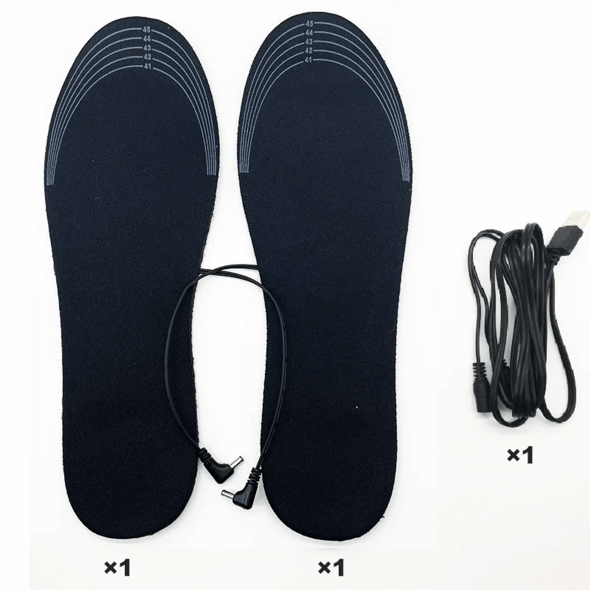Rechargeable Heated Insoles – USB Battery-Powered Thermal Shoe Inserts for Winter, Skiing, Hiking & Outdoor Work | Thomler