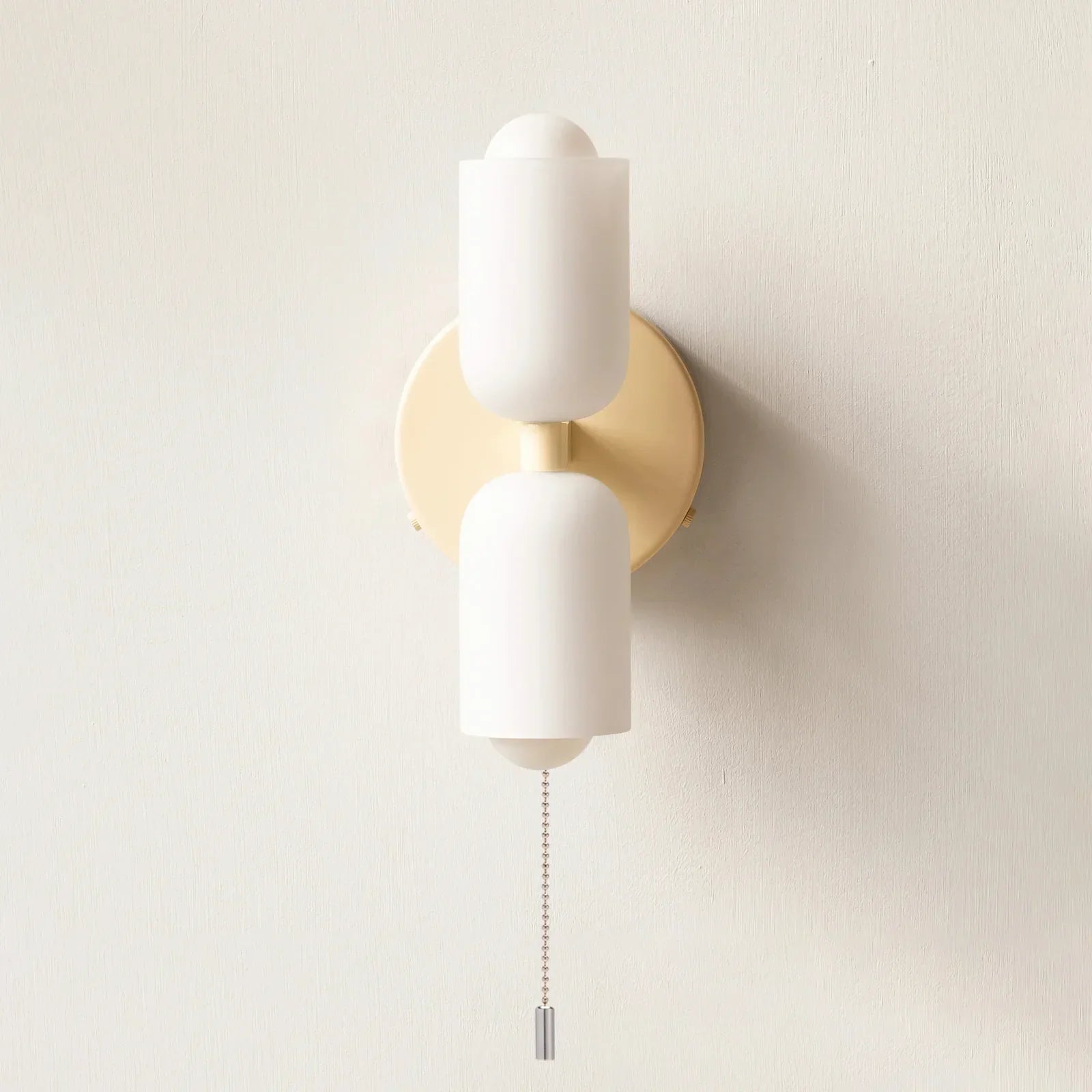Wall Lamp Glass Double E14 25.5 cm French Retro Bedroom Hallway Bathroom Ambient Lighting Fixture | Thomler