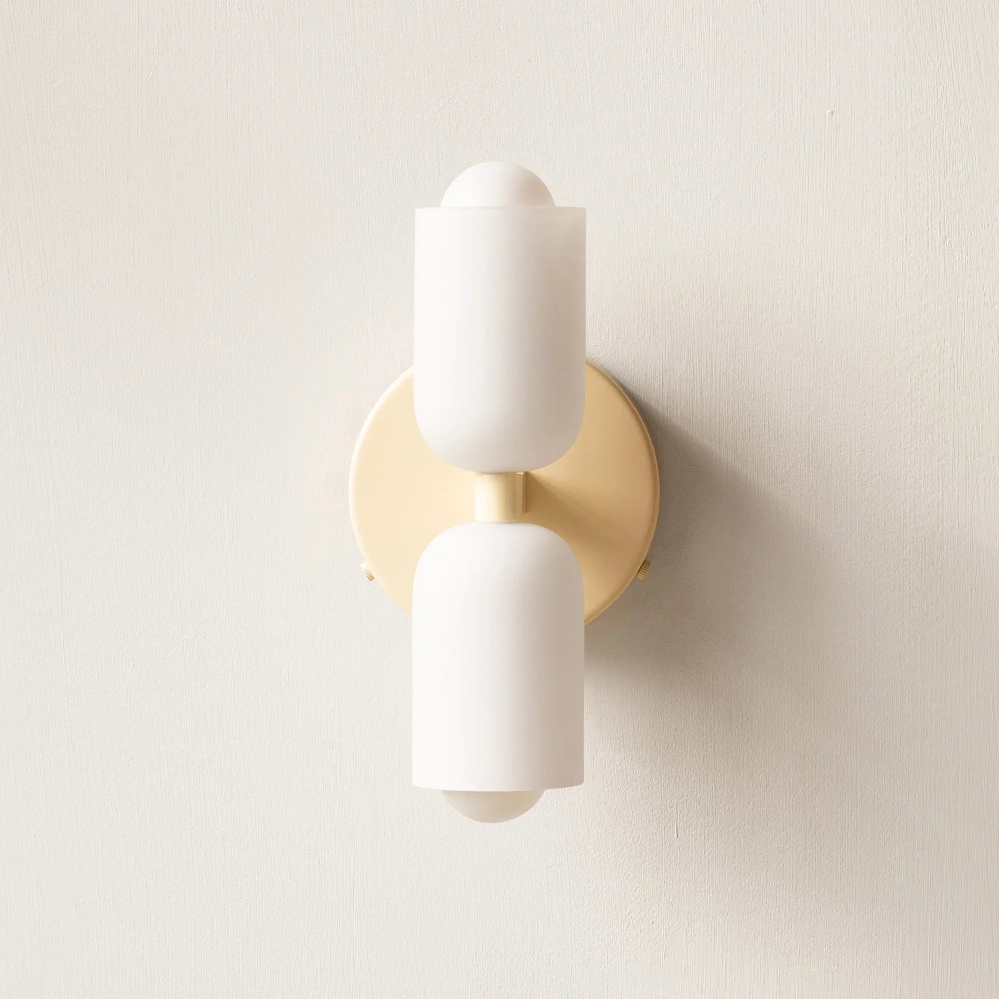 Wall Lamp Glass Double E14 25.5 cm French Retro Bedroom Hallway Bathroom Ambient Lighting Fixture | Thomler