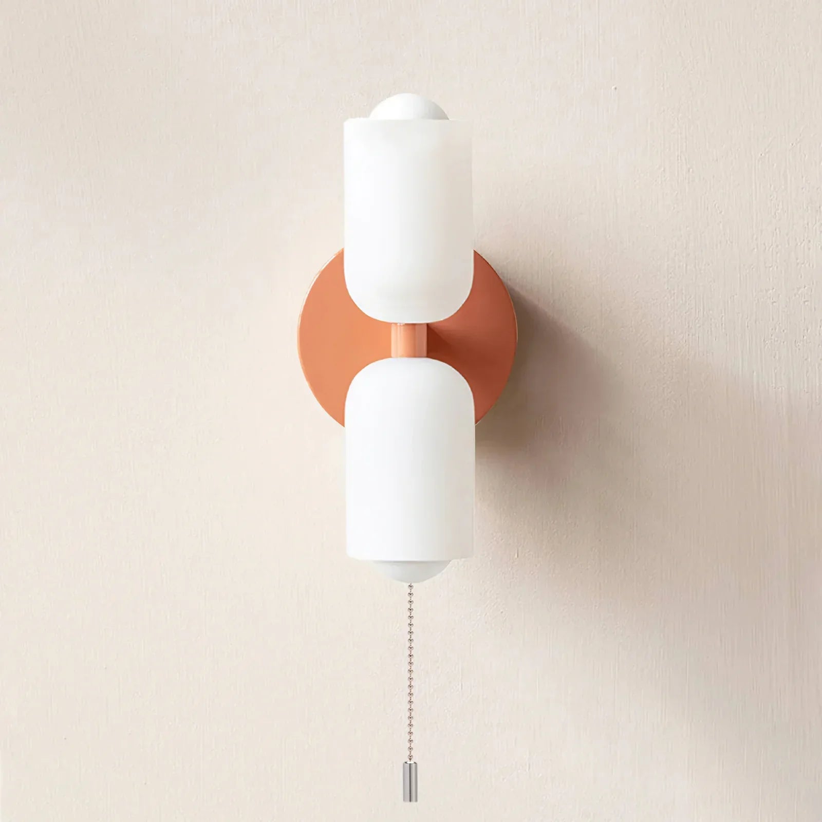 Wall Lamp Glass Double E14 25.5 cm French Retro Bedroom Hallway Bathroom Ambient Lighting Fixture | Thomler
