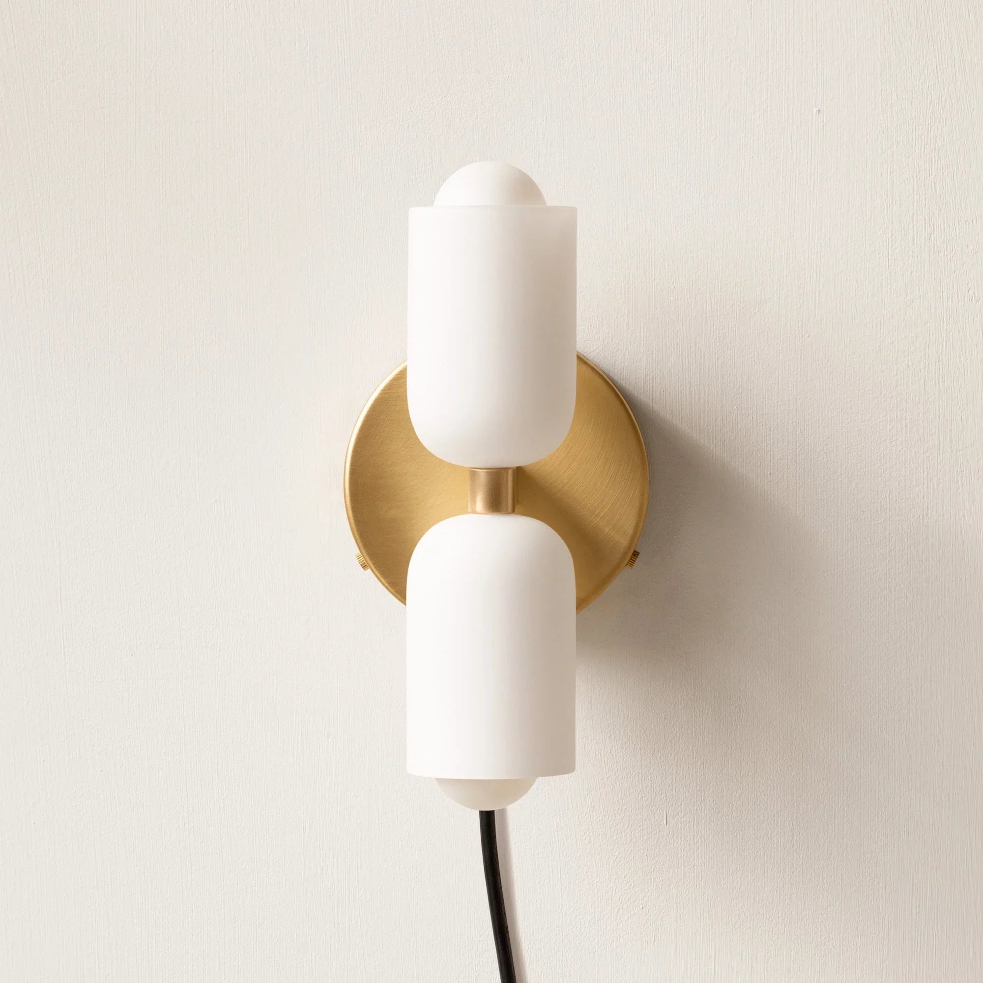 Wall Lamp Glass Double E14 25.5 cm French Retro Bedroom Hallway Bathroom Ambient Lighting Fixture | Thomler
