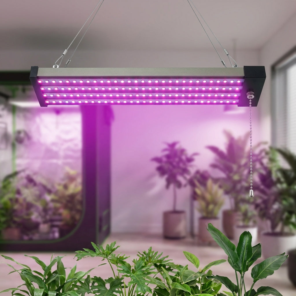 Grow Light LED Full Spectrum Dimmable Hanging Indoor Houseplants Herbs Seedlings Adjustable Cable Pull Switch Plant Growing Lamp | Thomler