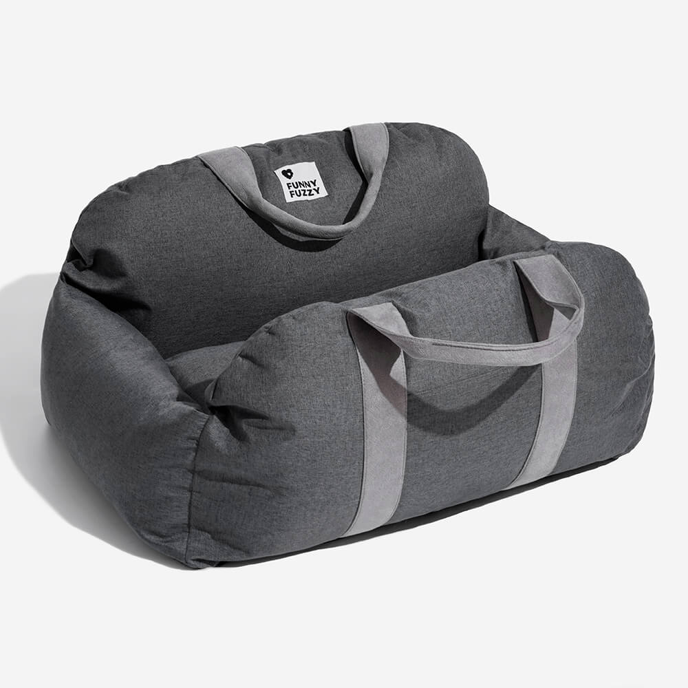 Portable Pet Carrier Booster Seat with Safety Harness and Washable Cover for Small Dogs | Thomler