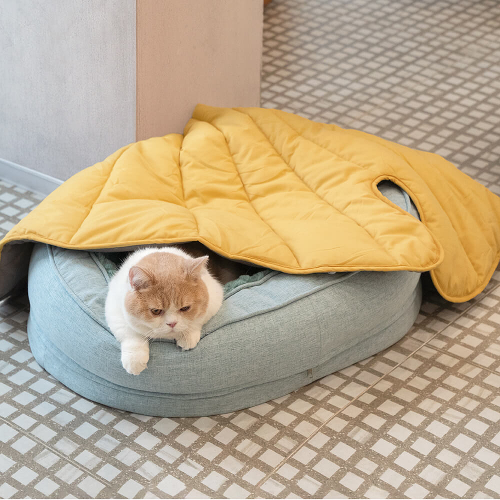 Round Bolster Pet Bed with Orthopedic Foam Support for Dogs | Raised Edge Calming Bed with Machine Washable Cover & Waterproof Liner | Thomler