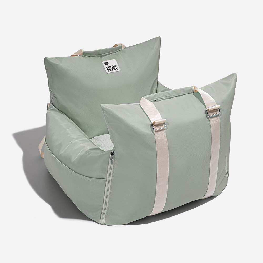 Portable Pet Carrier Booster Seat with Safety Harness and Washable Cover for Small Dogs | Thomler