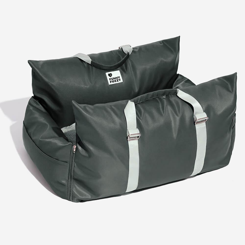 Portable Pet Carrier Booster Seat with Safety Harness and Washable Cover for Small Dogs | Thomler