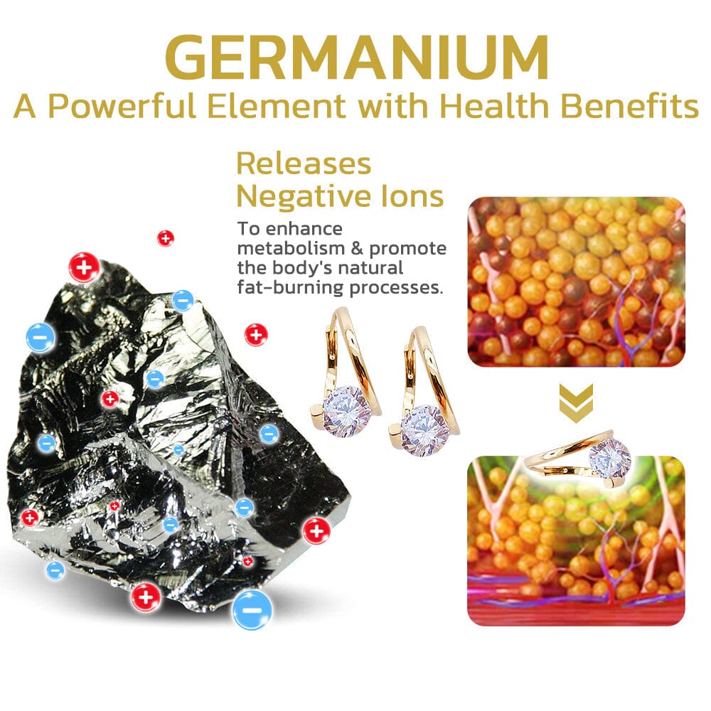Germanium Wellness Earrings for Lymphatic Support and Natural Vitality – Acupressure Jewelry for Women | Thomler