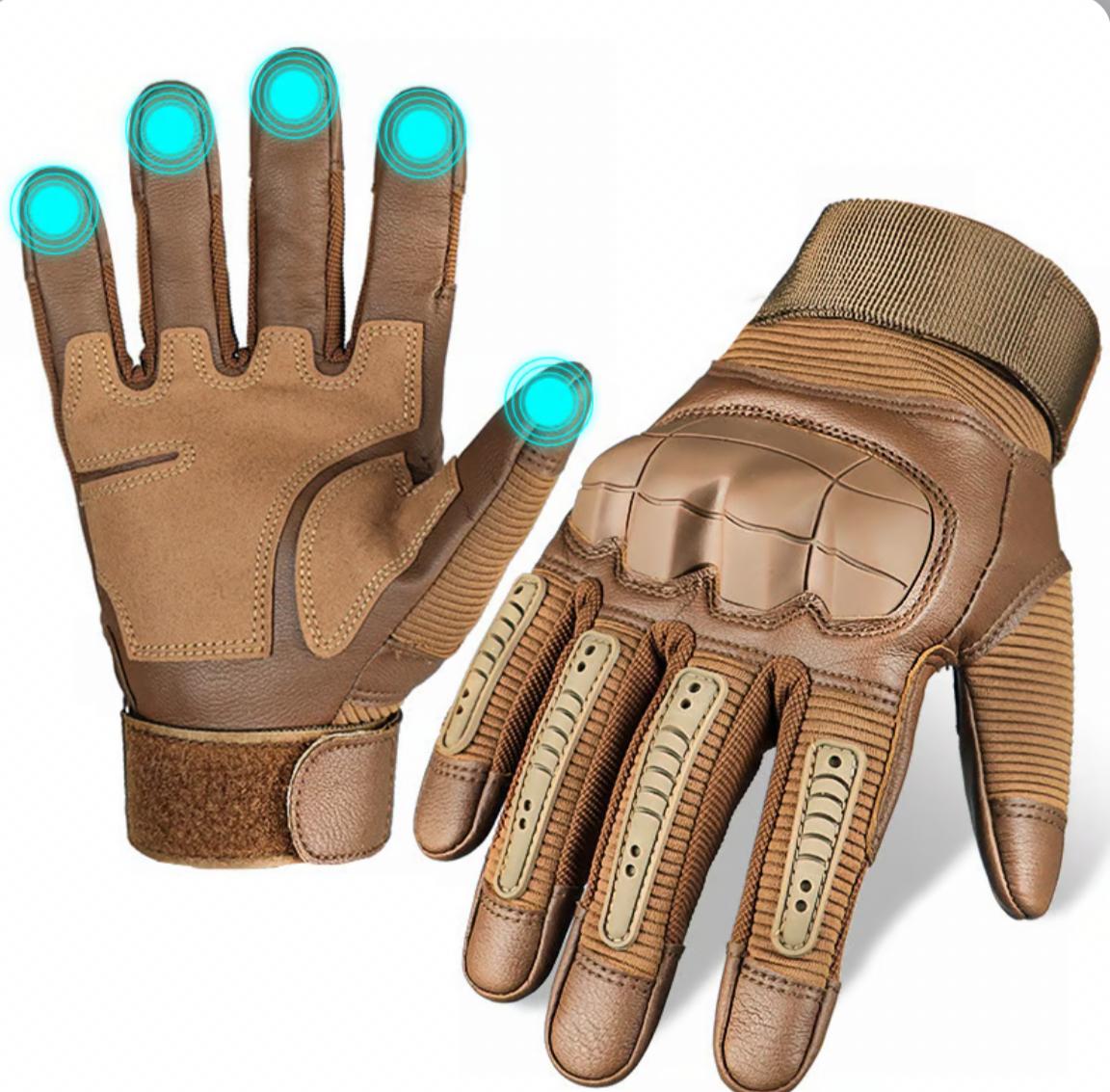 Heavy-Duty Full-Finger Tactical Gloves with Cut & Water Resistance for Outdoor Work & Training | Thomler
