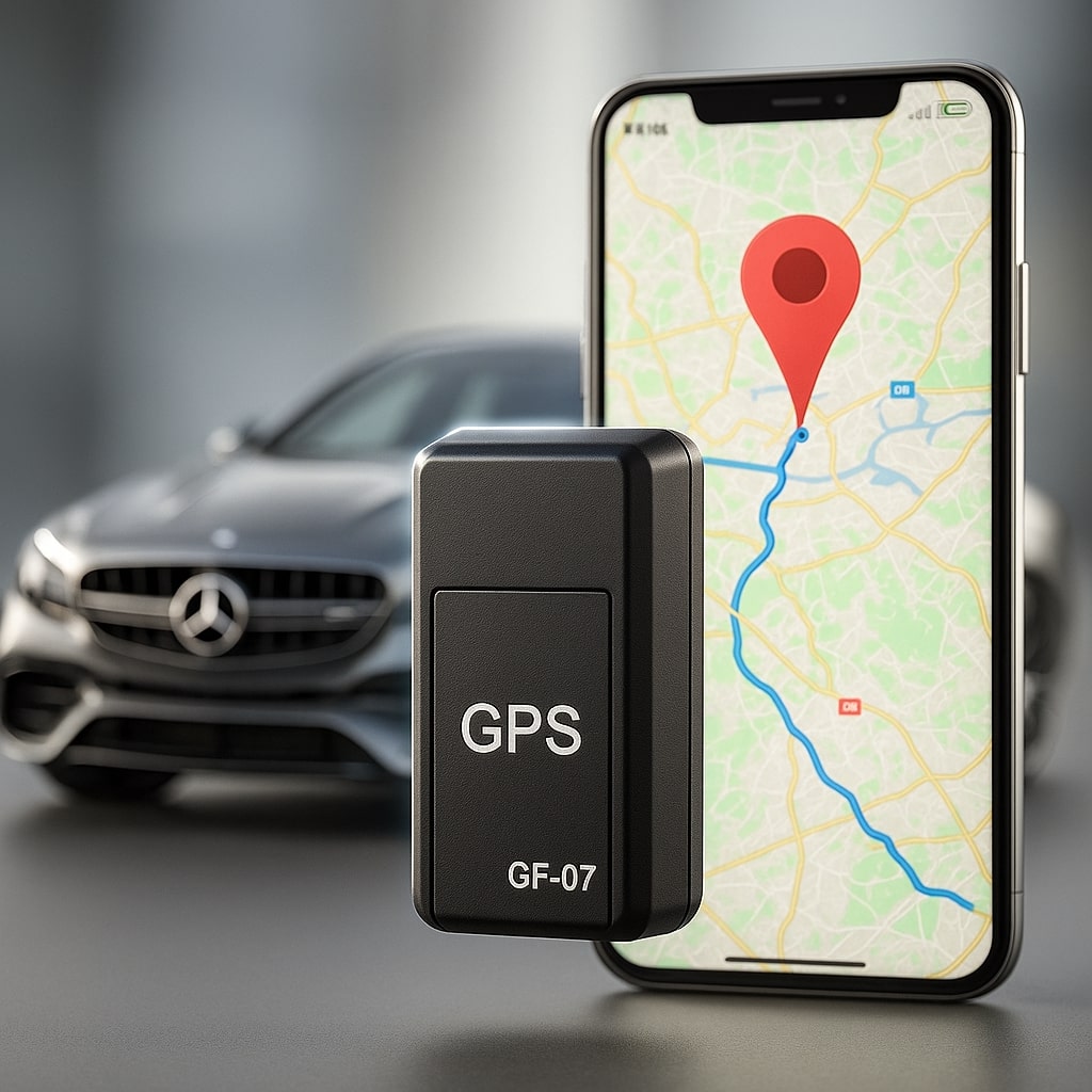 Compact Real-Time Vehicle Tracking Device with Magnetic Mount – No Subscription Monitoring for Cars, Motorcycles & Luggage | Thomler
