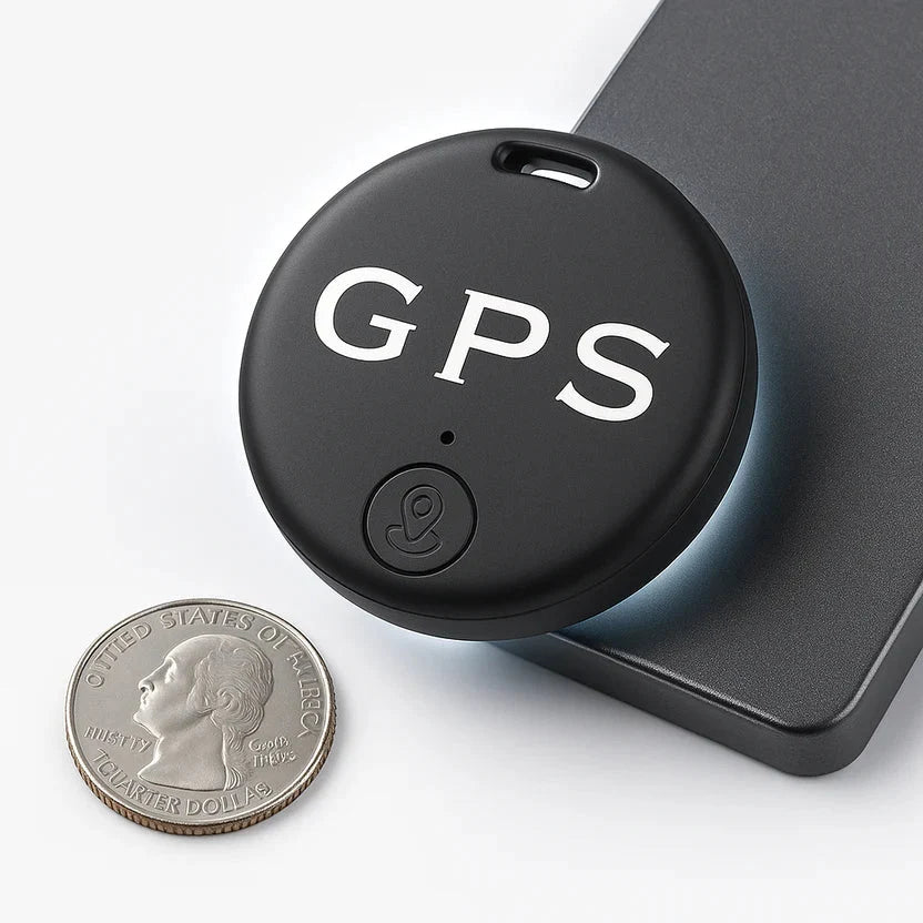 Real-Time GPS Tracker 2-Pack - Magnetic Mini Location Device for Vehicles, Luggage & Belongings - Live Position Monitoring System | Thomler