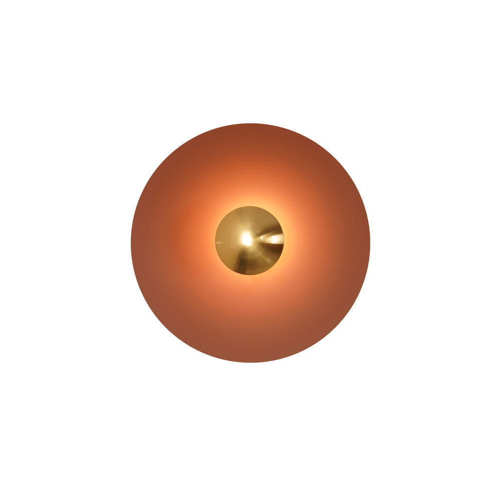 Contemporary Dual-Tone Circular LED Wall or Ceiling Light Fixture in Multiple Finishes | Thomler