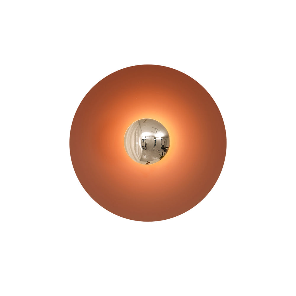 Contemporary Dual-Tone Circular LED Wall or Ceiling Light Fixture in Multiple Finishes | Thomler