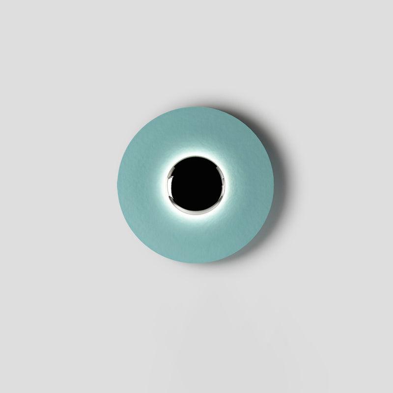 Contemporary Dual-Tone Circular LED Wall or Ceiling Light Fixture in Multiple Finishes | Thomler