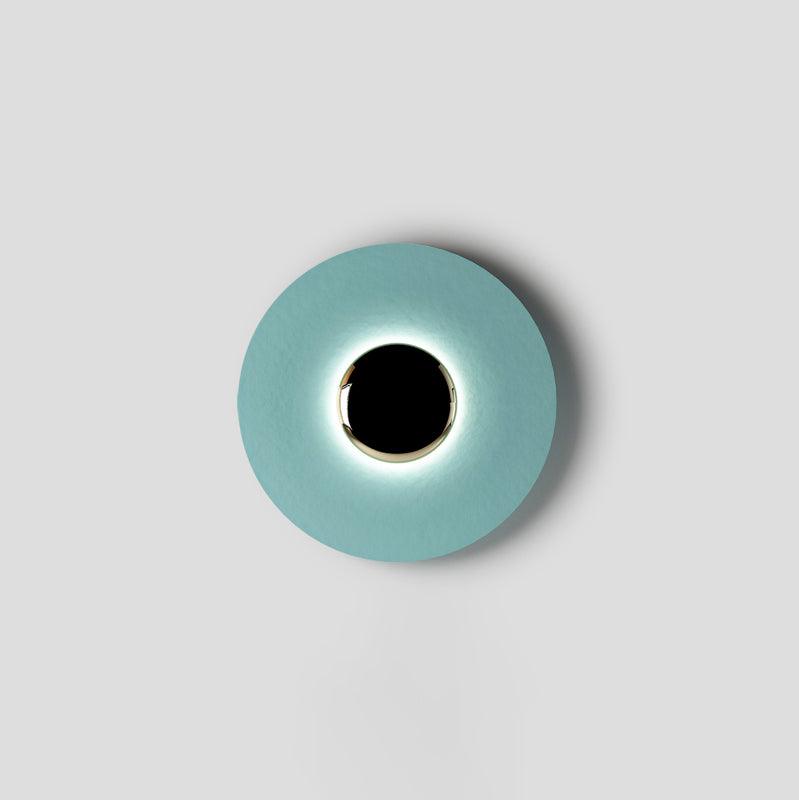 Contemporary Dual-Tone Circular LED Wall or Ceiling Light Fixture in Multiple Finishes | Thomler