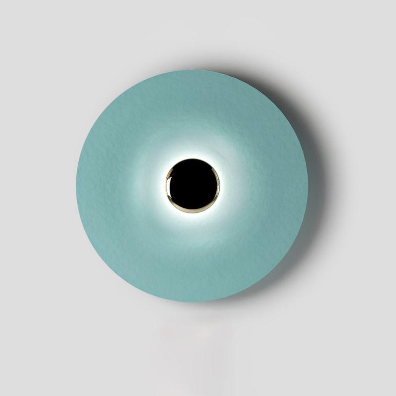 Contemporary Dual-Tone Circular LED Wall or Ceiling Light Fixture in Multiple Finishes | Thomler