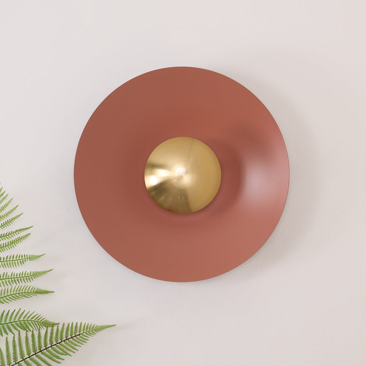 Contemporary Dual-Tone Circular LED Wall or Ceiling Light Fixture in Multiple Finishes | Thomler