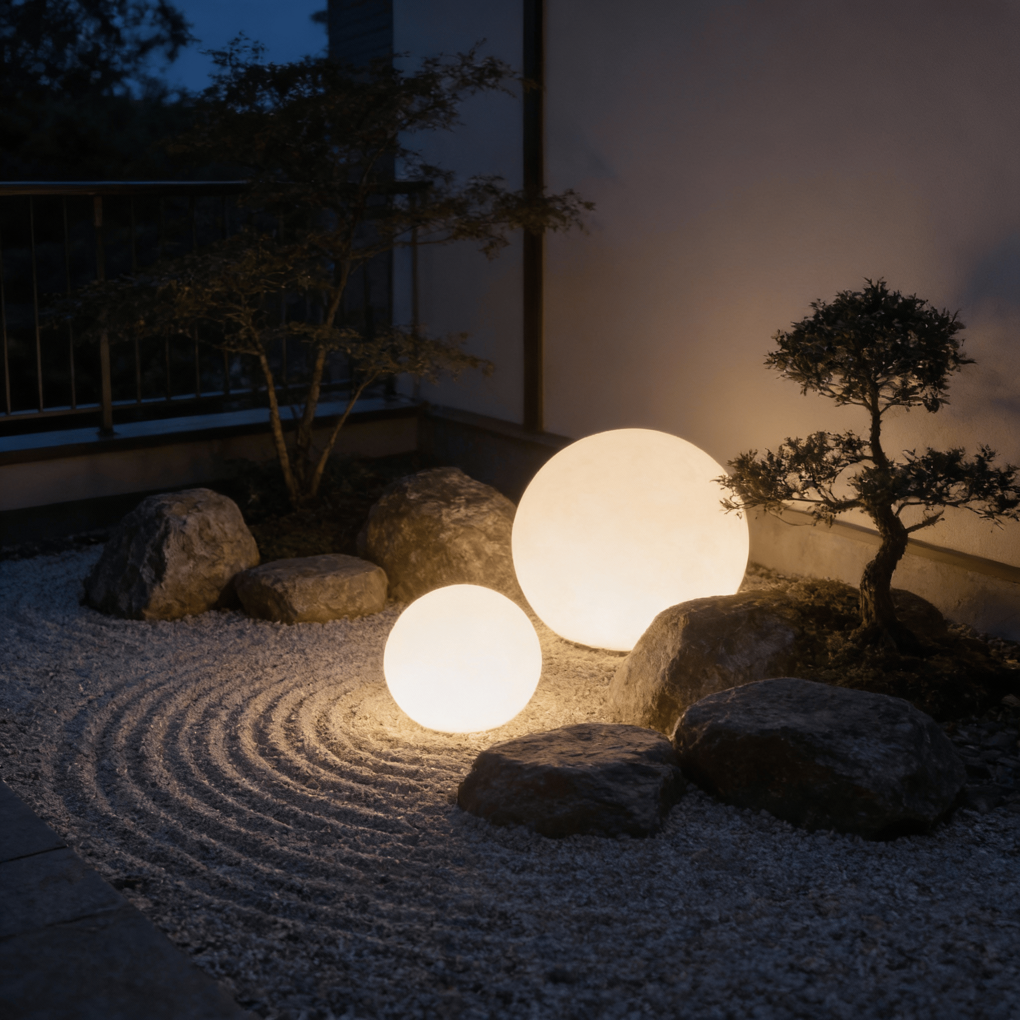 Portable LED Orb Lamp with Remote Control 4-Color Modes 10-20 in Rechargeable Cordless Sphere Light for Living Room Bedroom Bedside Nightsta | Thomler