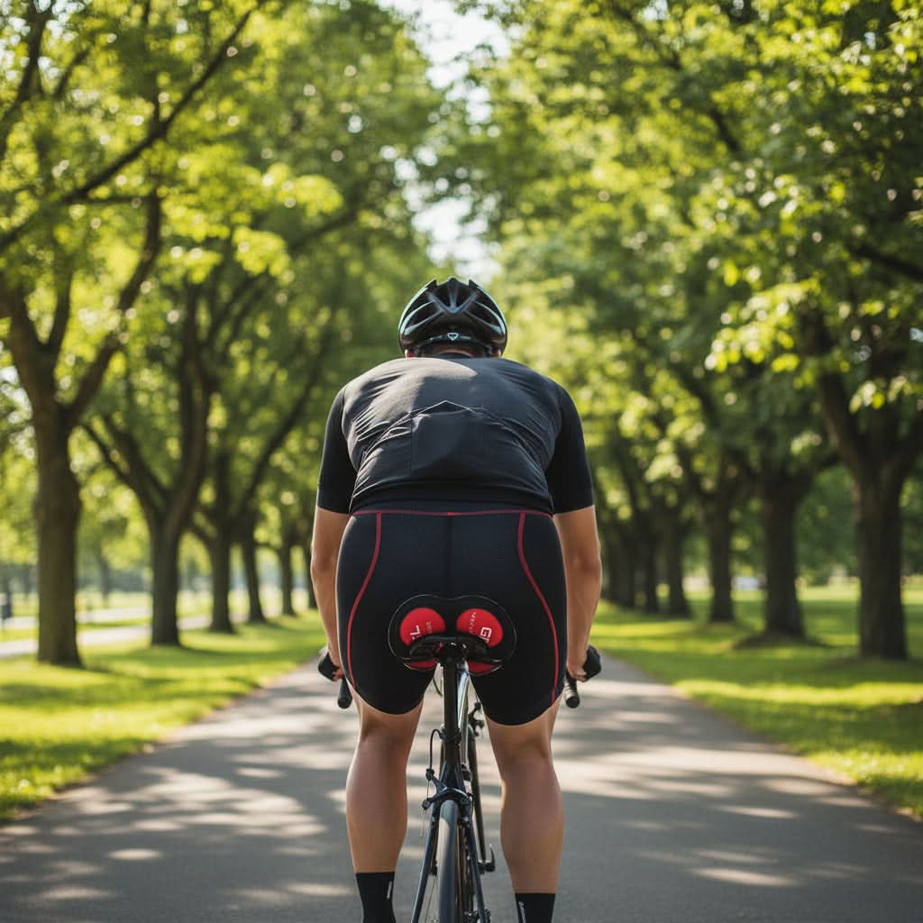 Padded Cycling Shorts with Gel Insert for Men & Women – Breathable Performance Bike Shorts for Long Distance Road Rides, Mountain Biking & | Thomler