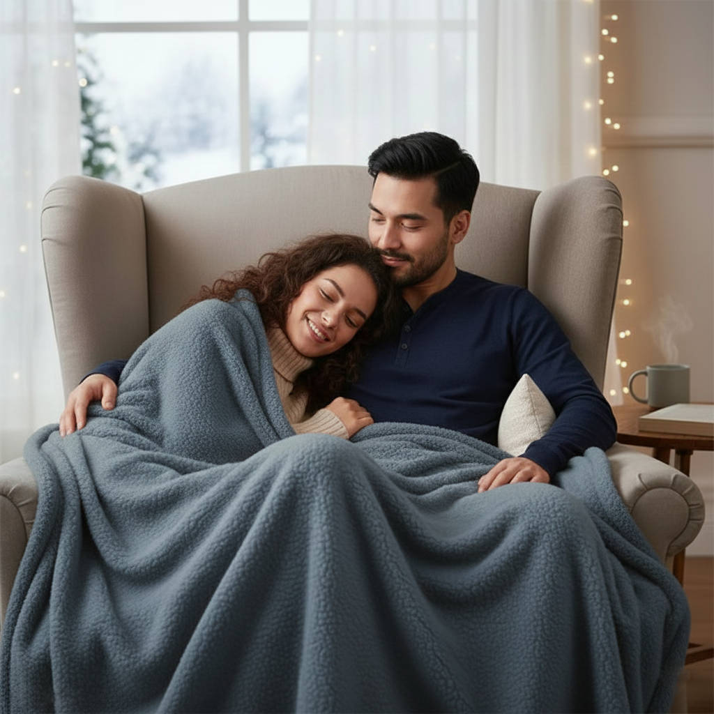 Moisture-Barrier Intimate Throw – Plush Waterproof Cover for Bed and Sofa Protection | Thomler