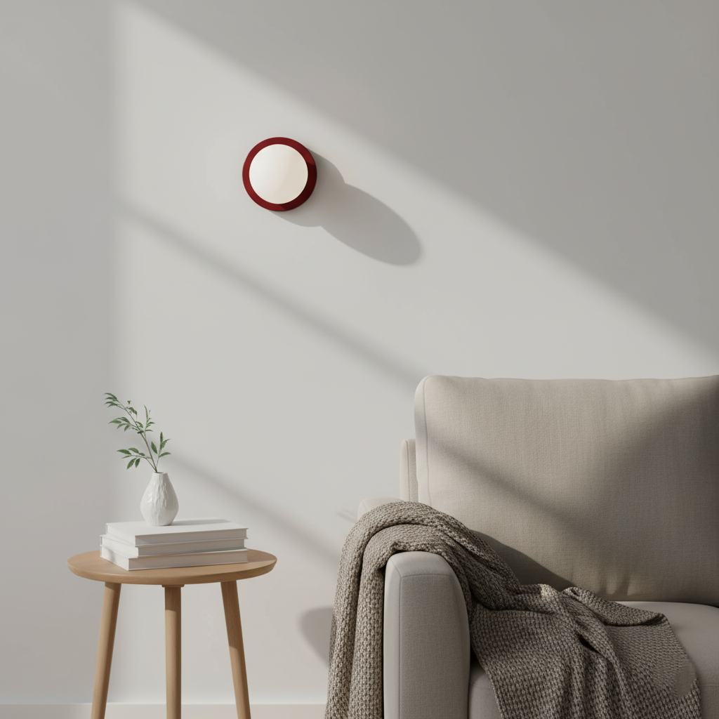 Wall Lamp Glass 10.0 cm White Bedroom Bedside Nordic Minimalist G9 LED Accent Lighting Indoor Fixture | Thomler