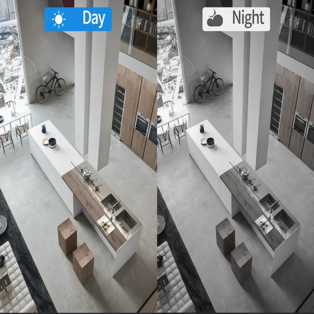Compact WiFi Security Camera 1080P HD Motion Activated Night Vision Indoor Surveillance for Home Office Bedroom Nanny Cam Wireless Remote | Thomler